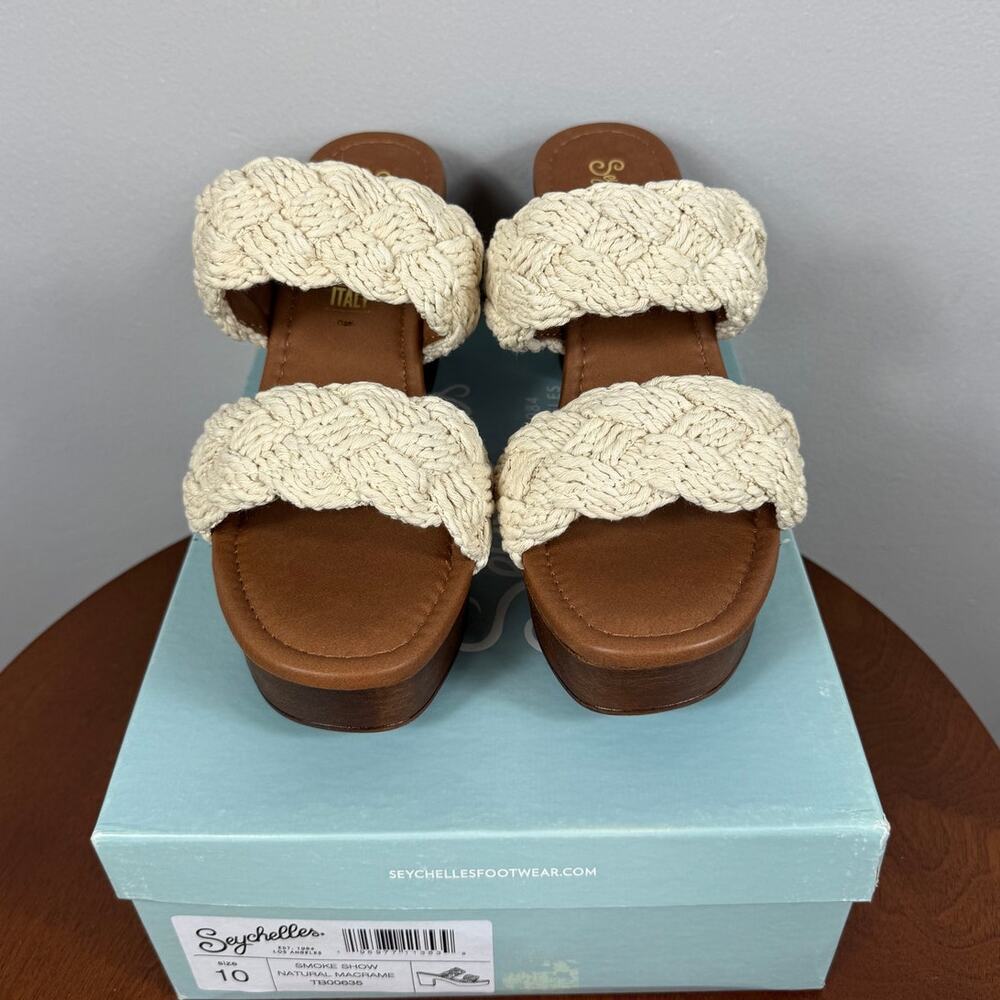 New Seychelles Smoke Show Heel in Natural Women's Size 10